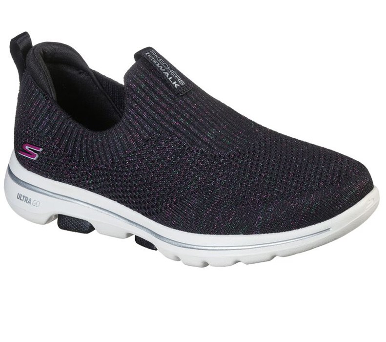 Skechers Dam Svarta/Olika Färger Slip On - Gowalk 5 - Sparkly - Sverige (ZMEPO-5827)